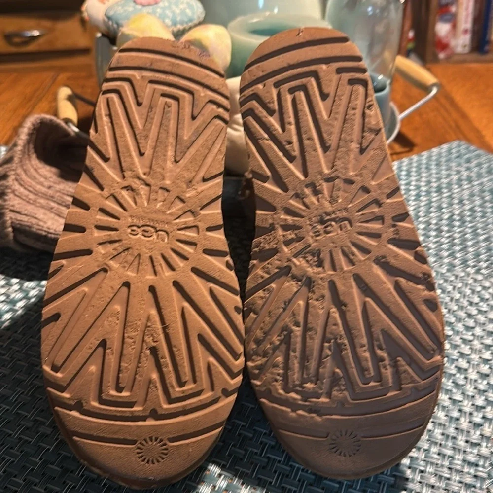 Ugg Uggs Cambridge Chestnut Knit Leather Size 7